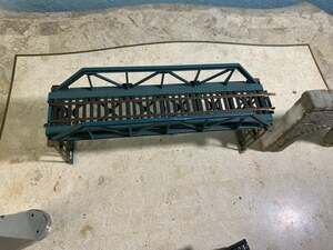 Vintage HO Scale Train Scenery Lot: Life-Like Truss Bridge, Trestles, and Stone